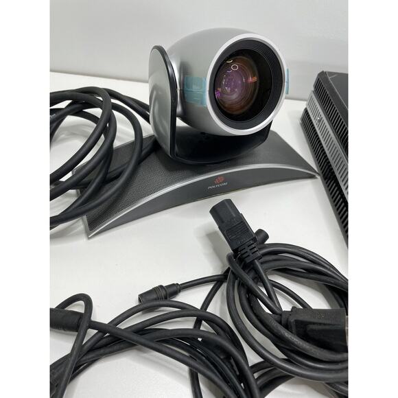 Polycom HDX 6000 Remote Video Conferencing Equipment Camera Speaker Untested - Picture 4 of 10
